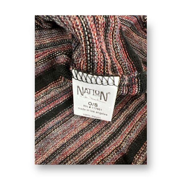 Nation LTD Lightweight 3/4 Length Sleeve Top One Size - Picture 5 of 5